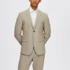 SELECTED RUTIG SMAL PASSFORM KAVAJ Beige Flash Sale