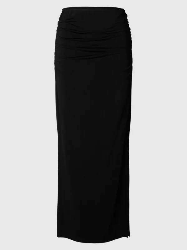 SELECTED RYNKAD MAXIKJOL Black Discount