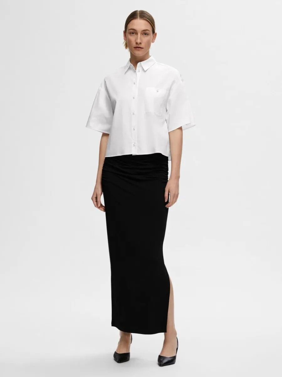 rynkad_maxikjol_2.webp SELECTED RYNKAD MAXIKJOL Black Discount
