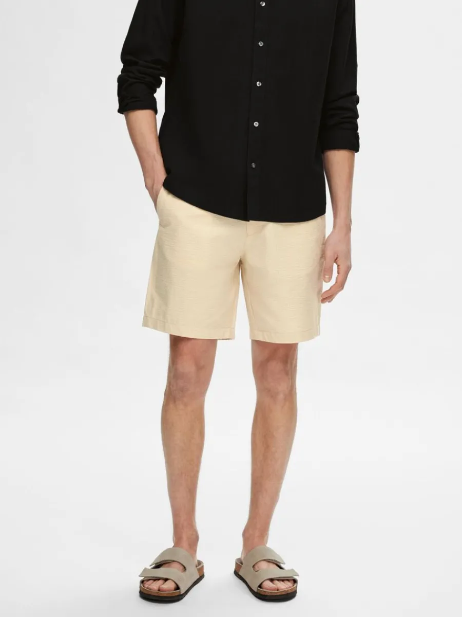 seersucker_shorts_0-4.webp SELECTED SEERSUCKER SHORTS Beige Outlet