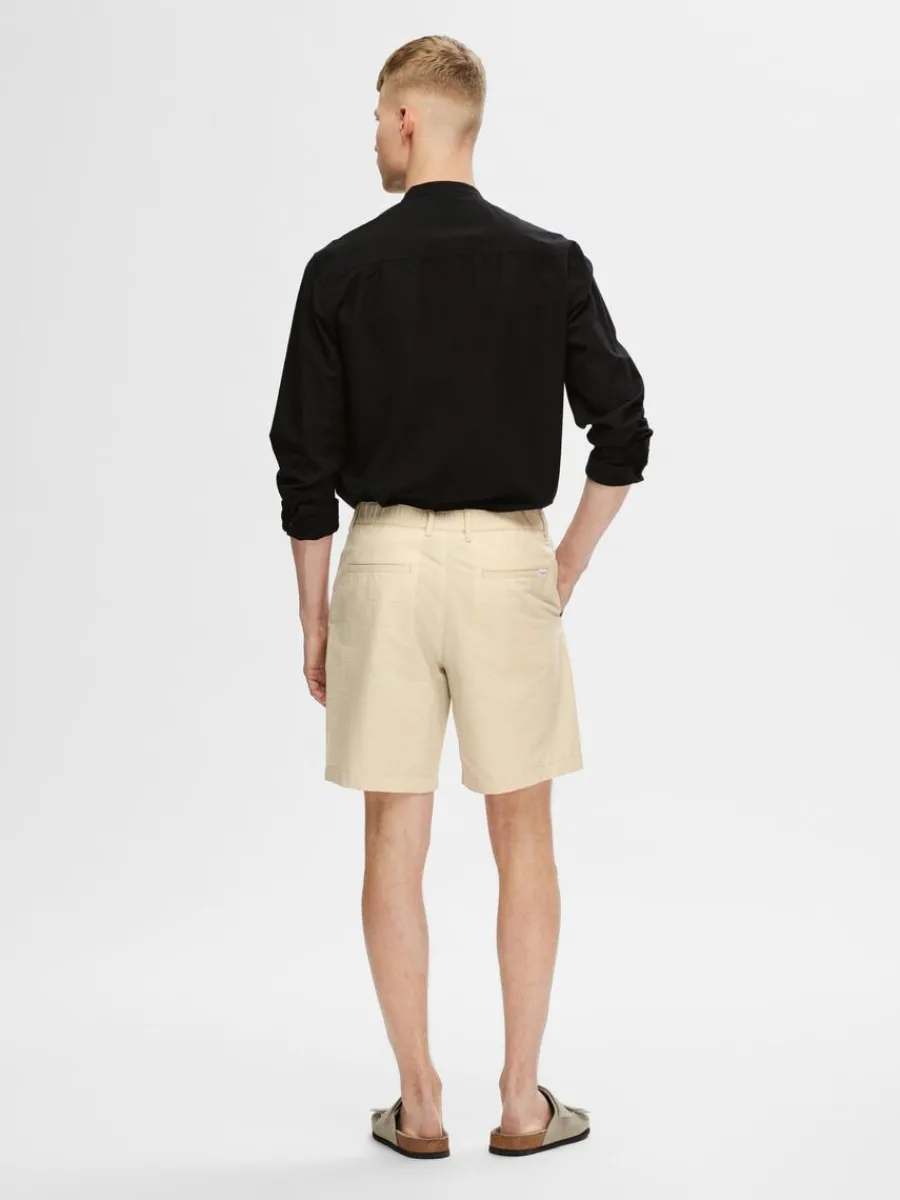 seersucker_shorts_1-4.webp SELECTED SEERSUCKER SHORTS Beige Outlet