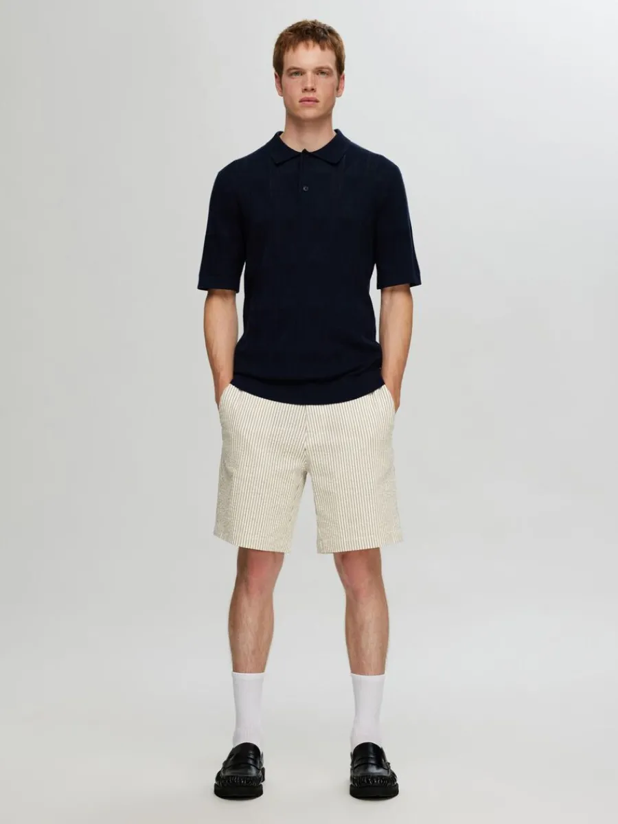 seersucker_shorts_2-2.webp SELECTED SEERSUCKER SHORTS Green Sale