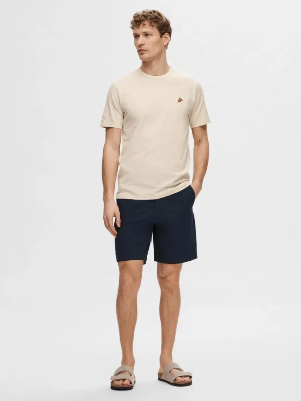 SELECTED SEERSUCKER SHORTS Blue Clearance