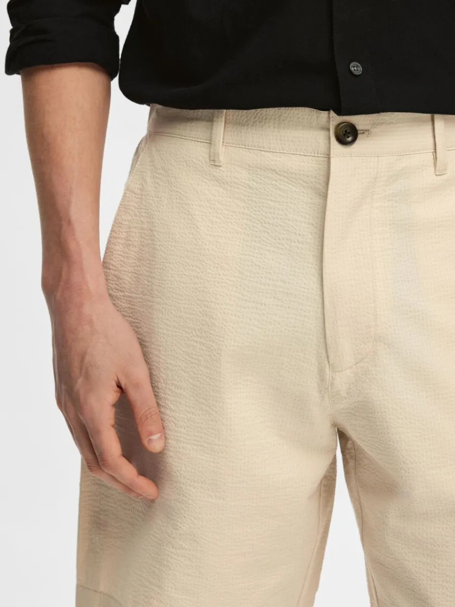seersucker_shorts_5-4.webp SELECTED SEERSUCKER SHORTS Beige Outlet