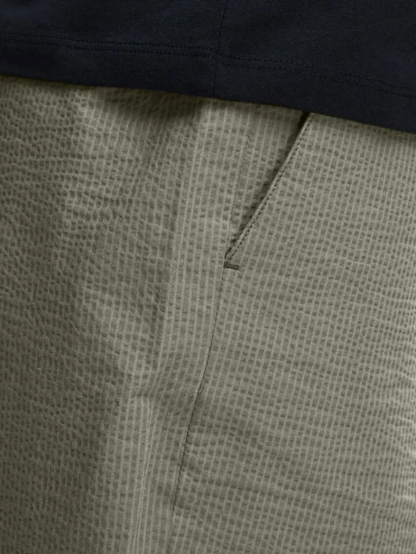 SELECTED SEERSUCKER SHORTS Green New