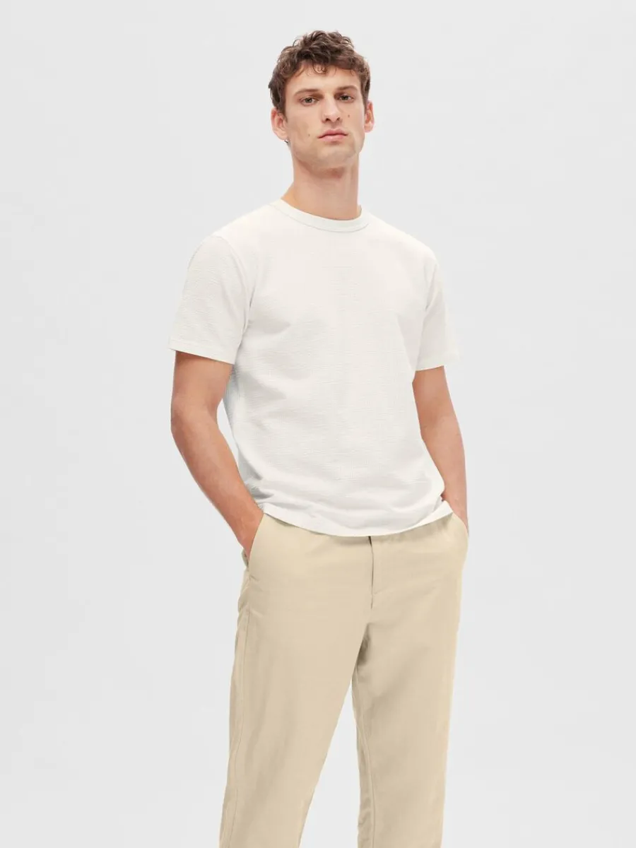 seersucker_tshirt_0.webp SELECTED SEERSUCKER T-SHIRT White Cheap