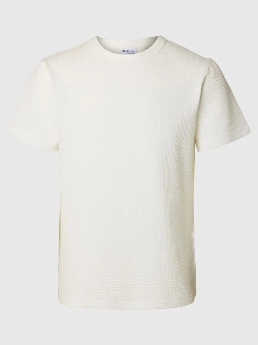 seersucker_tshirt_5.webp SELECTED SEERSUCKER T-SHIRT White Cheap