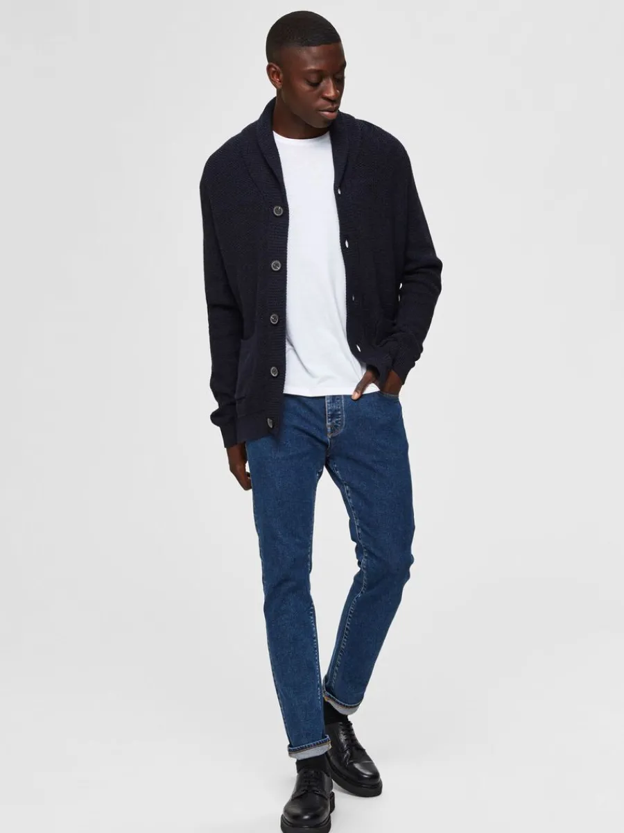 sjalkrage_stickad_kofta_1-2.webp SELECTED SJALKRAGE STICKAD KOFTA Blue Flash Sale