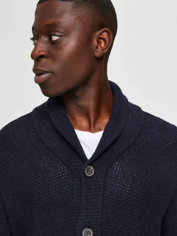 SELECTED SJALKRAGE STICKAD KOFTA Blue Flash Sale