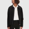 SELECTED SKRÄDDARSYDD BLIXTLÅSFÖRSEDD JACKA Black Cheap