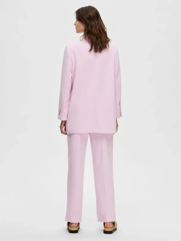 SELECTED SKRÄDDARSYDDA - ENKELKNÄPPT KAVAJ Pink Store