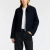 SELECTED SKRÄDDARSYDDA - KORT JACKA Blue Best Sale