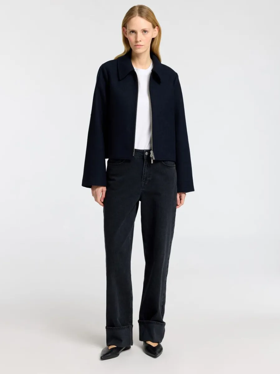 skrddarsydda__kort_jacka_1.webp SELECTED SKRÄDDARSYDDA - KORT JACKA Blue Best Sale