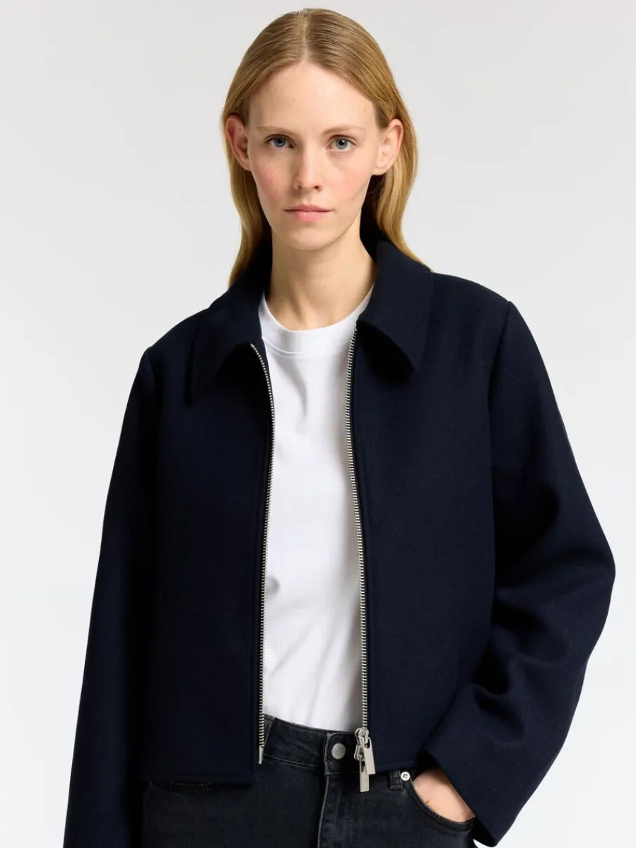 skrddarsydda__kort_jacka_3.webp SELECTED SKRÄDDARSYDDA - KORT JACKA Blue Best Sale