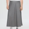 SELECTED SKRÄDDARSYDDA - MIDIKJOL Grey Discount