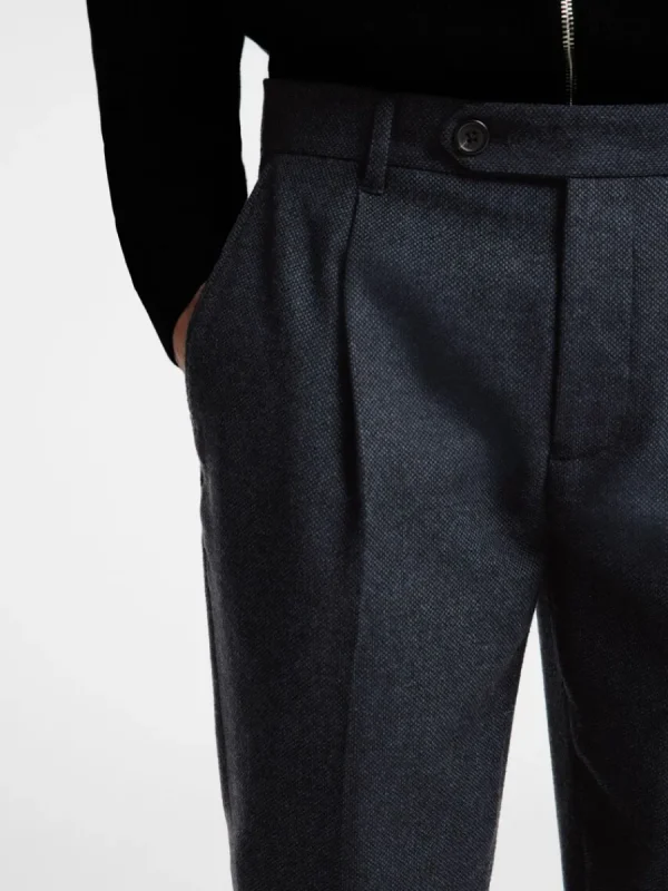 SELECTED SKRÄDDARSYDDA - RAKA BYXOR Blue Flash Sale