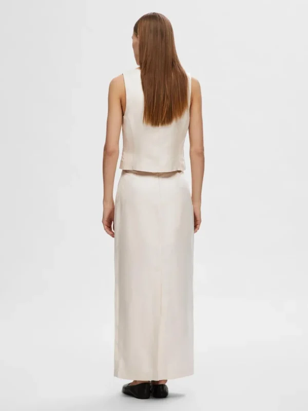 SELECTED SKRÄDDARSYDDA - VÄST Beige Outlet