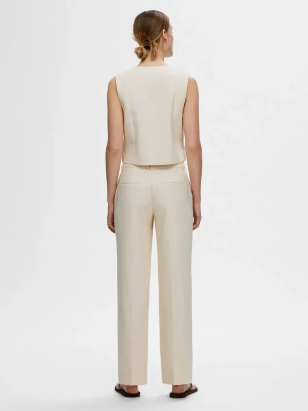 SELECTED SKRÄDDARSYDDA - VÄST Beige Online