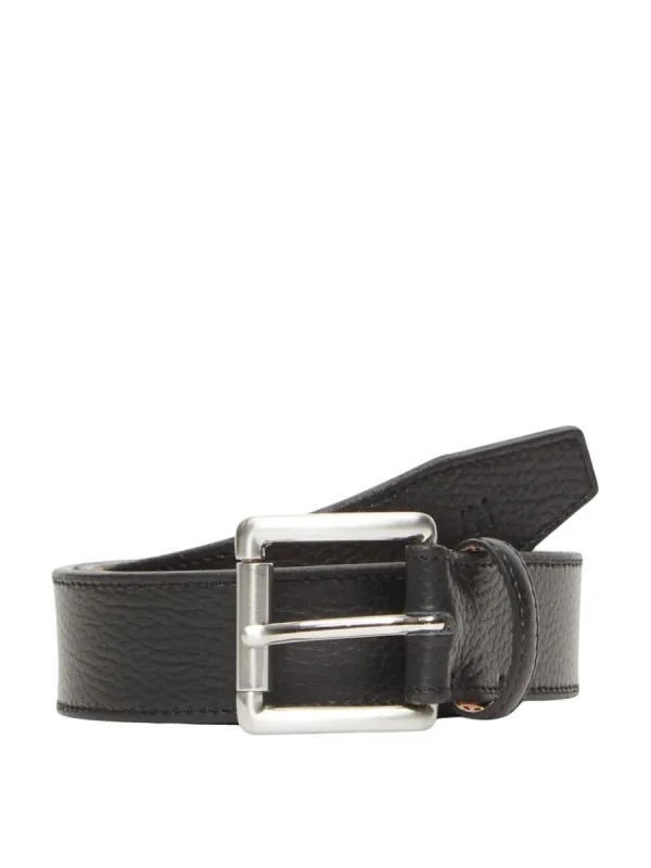 SELECTED SKROVLIGT LÄDER SKÄRP Black New