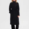 SELECTED SKÄRPFÖRSEDD KAPPA Black Outlet