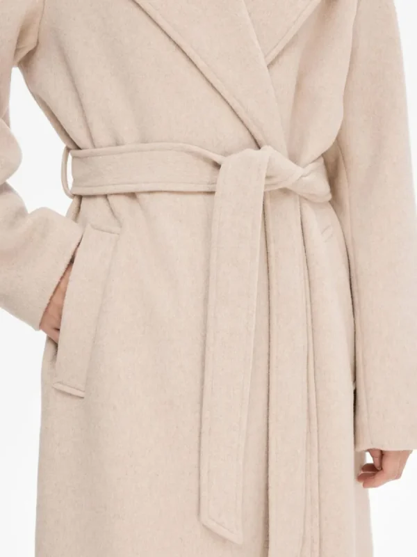 SELECTED SKÄRPFÖRSEDD KAPPA Beige New
