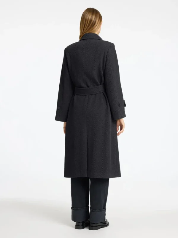 SELECTED SKÄRPFÖRSEDD TRENCHCOAT Grey Cheap