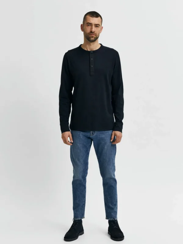 SELECTED 172 SLIM AVSMALNANDE JEANS Blue Hot