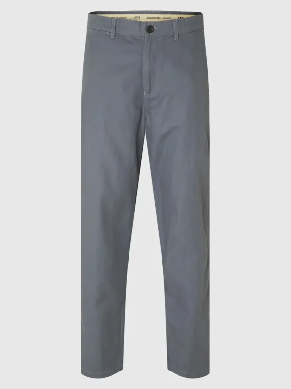 SELECTED 172 SLIM FIT AVSMALNANDE BYXOR Blue Shop