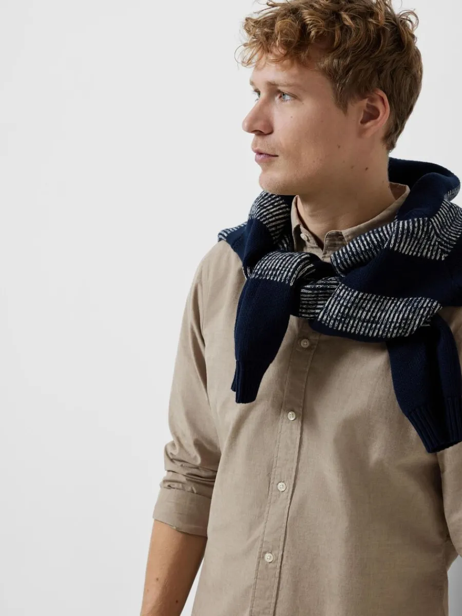 slim_fit_bomull_skjorta_3-3.webp SELECTED SLIM FIT BOMULL SKJORTA Brown Sale