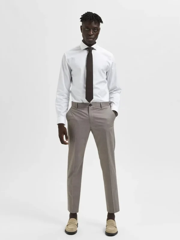 SELECTED SLIM FIT BYXOR Brown New