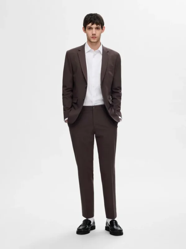 SELECTED 175 SLIM FIT BYXOR Brown Sale