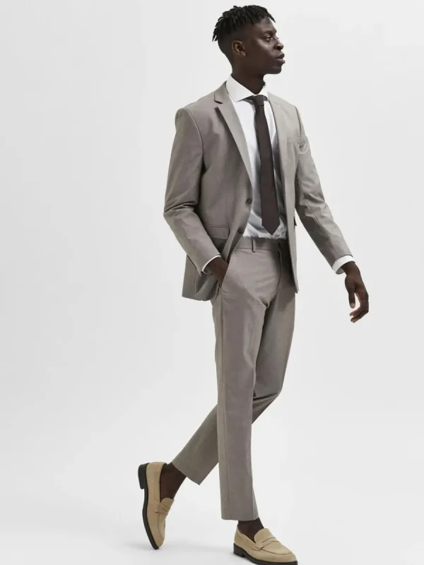 SELECTED SLIM FIT BYXOR Brown New