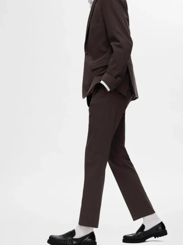 SELECTED 175 SLIM FIT BYXOR Brown Sale