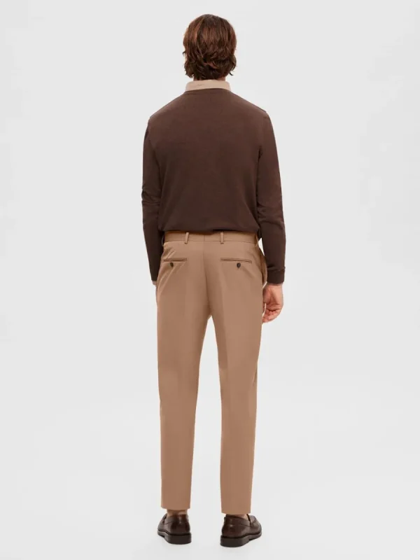 SELECTED 175 SLIM FIT BYXOR Brown Flash Sale