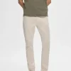 SELECTED 175 SLIM FIT CREAM JEANS Beige Shop