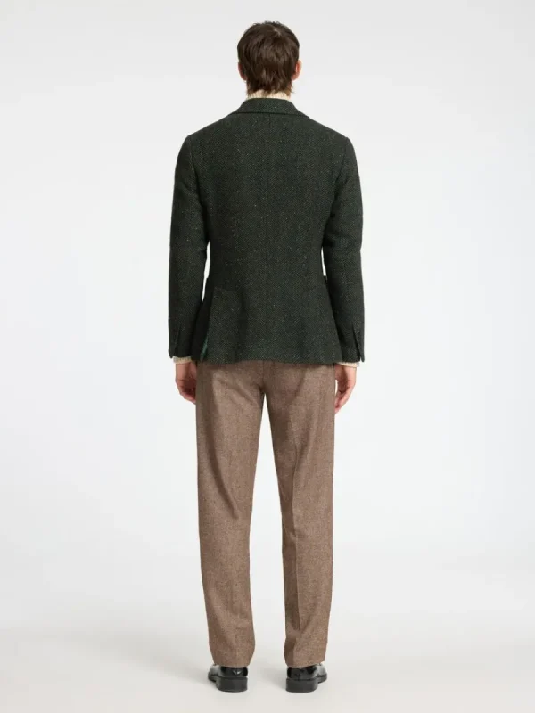 SELECTED SLIM FIT FISKBEN DUBBELKNÄPPT KAVAJ Green Cheap