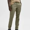 SELECTED 175 SLIM FIT FLEX CHINOS Brown Cheap