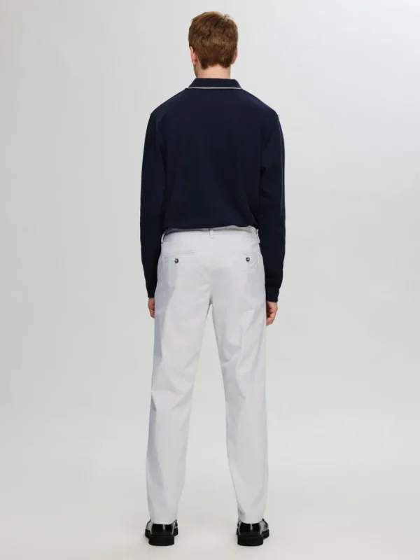SELECTED 175 SLIM FIT FLEX CHINOS Grey Clearance