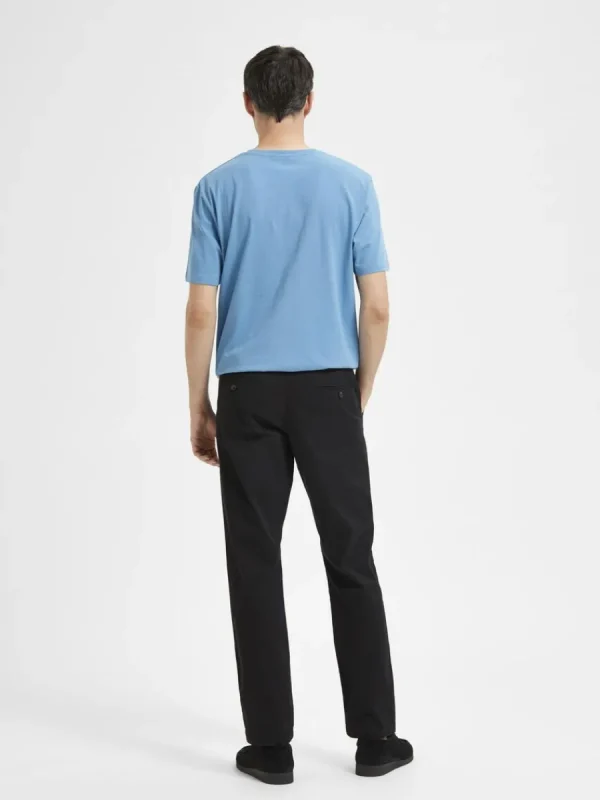 SELECTED 175 SLIM FIT FLEX CHINOS Black Clearance