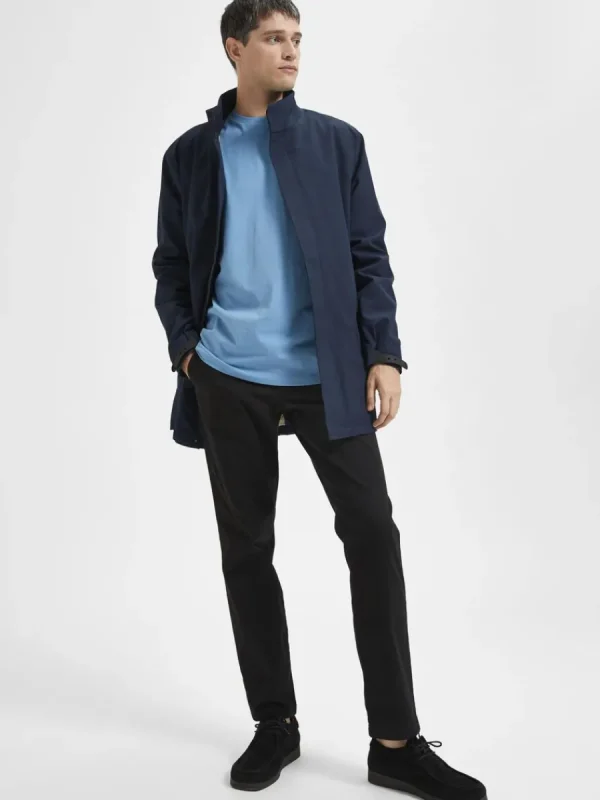 SELECTED 175 SLIM FIT FLEX CHINOS Black Clearance
