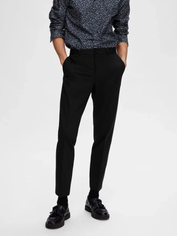 SELECTED SLIM FIT JERSEY KOSTYMBYXOR Black Store