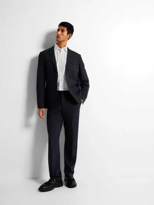 SELECTED SLIM FIT JERSEY KOSTYMBYXOR Blue Best