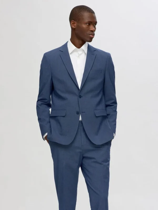 SELECTED SLIM FIT KAVAJ Blue Shop