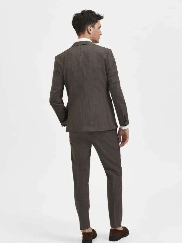 SELECTED SLIM FIT KAVAJ Brown Shop