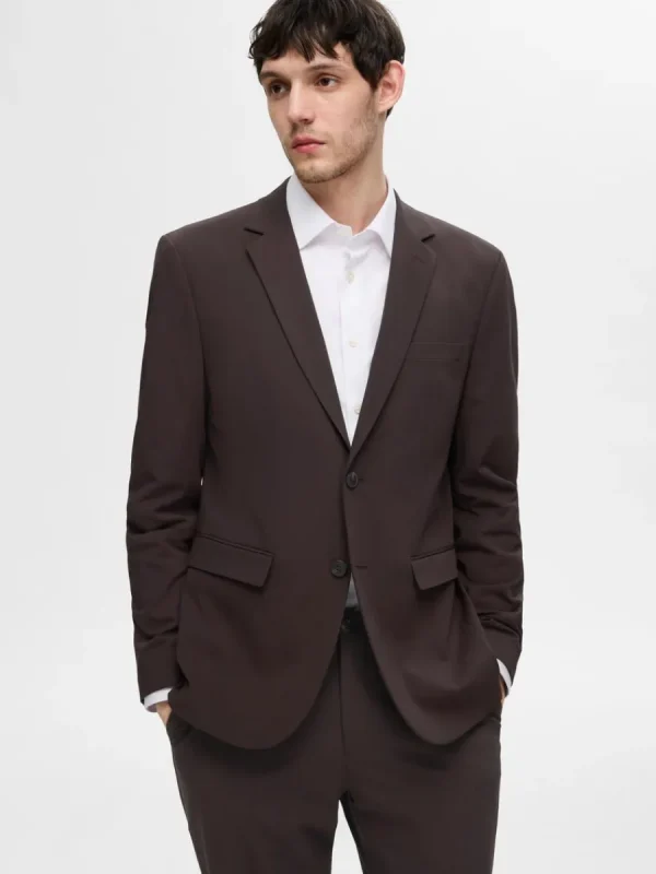 SELECTED SLIM FIT KAVAJ Brown Discount