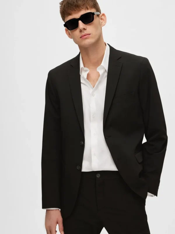SELECTED SLIM FIT KAVAJ Black Outlet