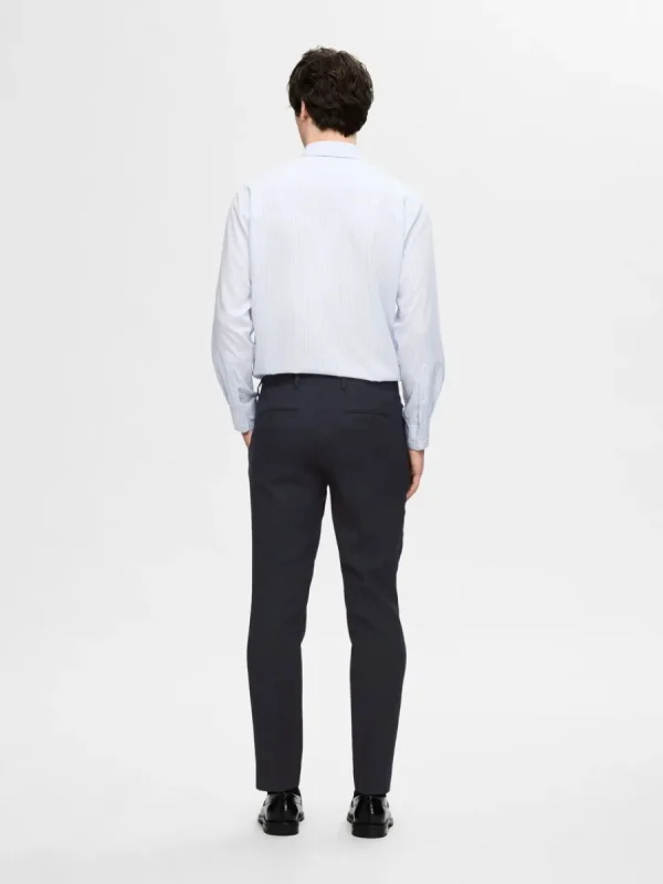 SELECTED SLIM FIT KOSTYMBYXOR Blue Online