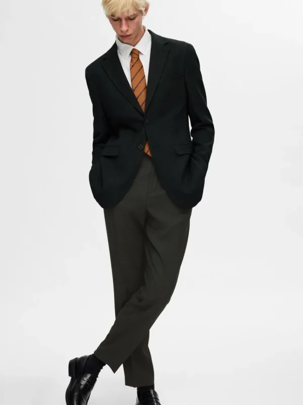 SELECTED SLIM FIT KOSTYMBYXOR Green Best Sale