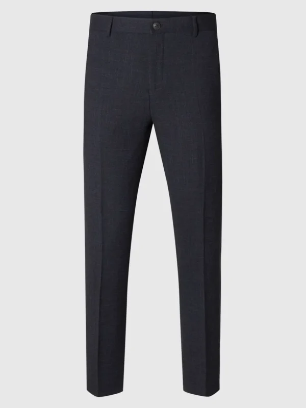 SELECTED SLIM FIT KOSTYMBYXOR Blue Online