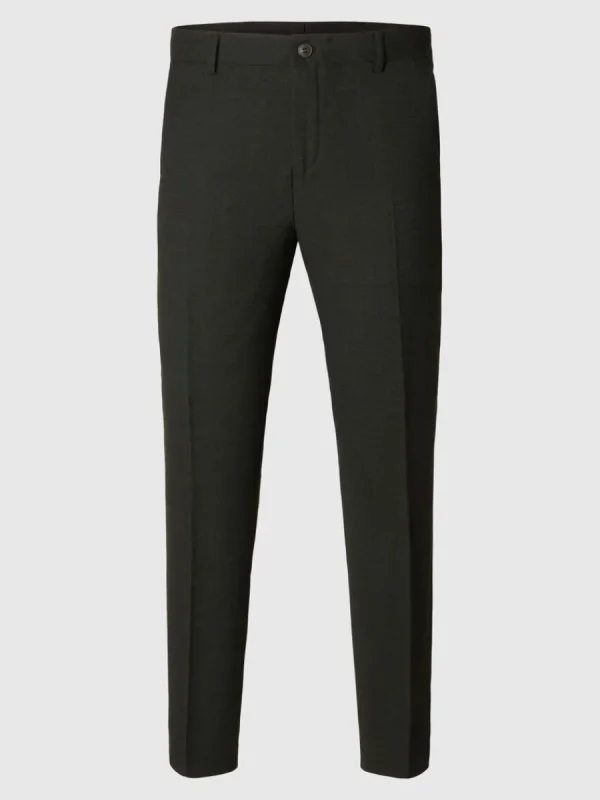 SELECTED SLIM FIT KOSTYMBYXOR Green Best Sale